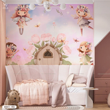  Tranh Dán Tường Tone Hồng Dành Cho Bé Gái 8D 16D - KID311 