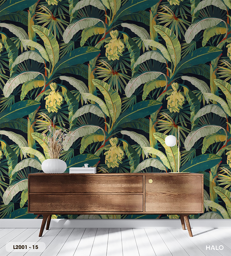  Tranh Dán Tường Lá 8D 16D - L2001 