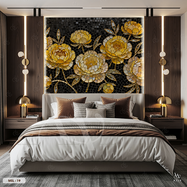  Tranh Dán Tường Hoa Mosalic 8D 16D - MSL 