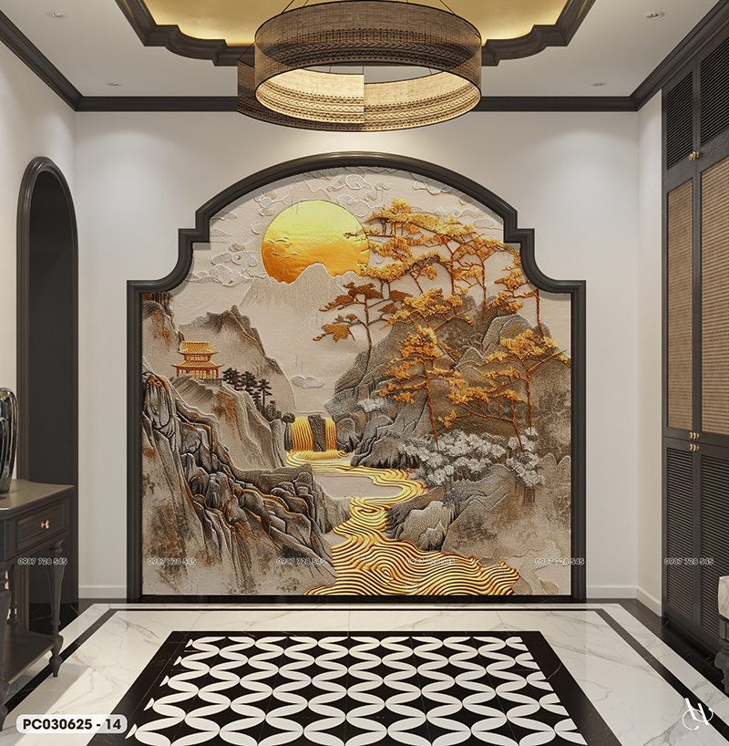  Tranh Dán Tường Phong Cảnh 8D 16D - PC030625 