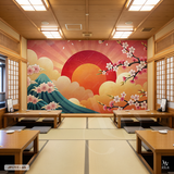  Tranh Dán Tường Mặt Trời Nhật Bản - JP1711 