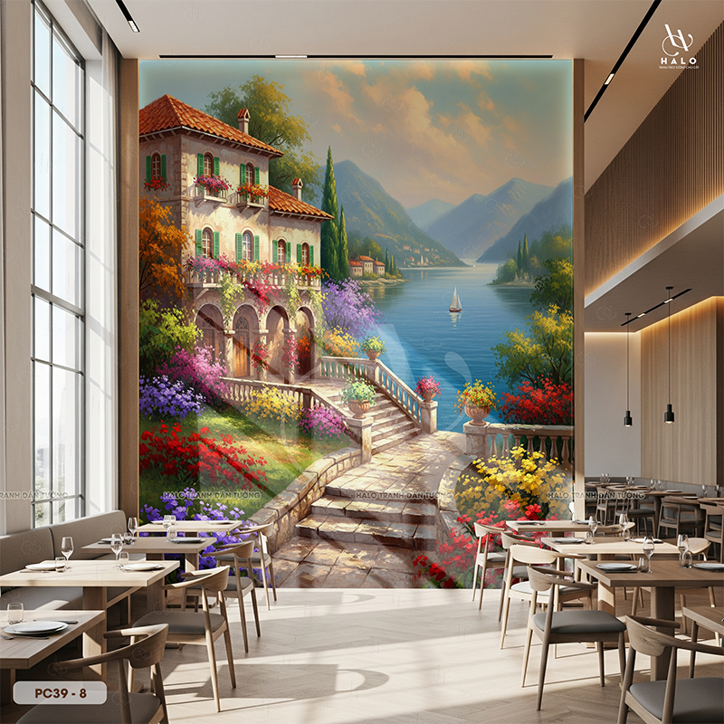  Tranh Dán Tường Phong Cảnh Châu Âu - PC39 