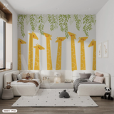  Tranh Dán Tường Tone Vàng Đáng Yêu Cho Trẻ 8D 16D - KID311 