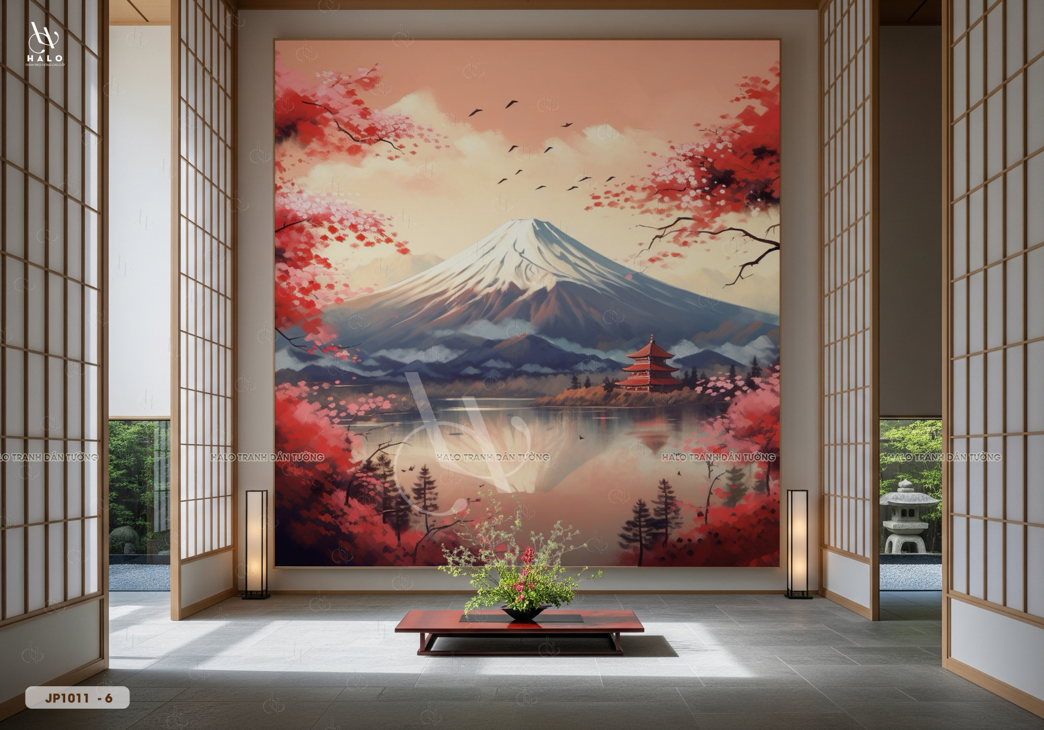  Tranh Dán Tường Phong Cảnh Nhật Bản - JP1010 