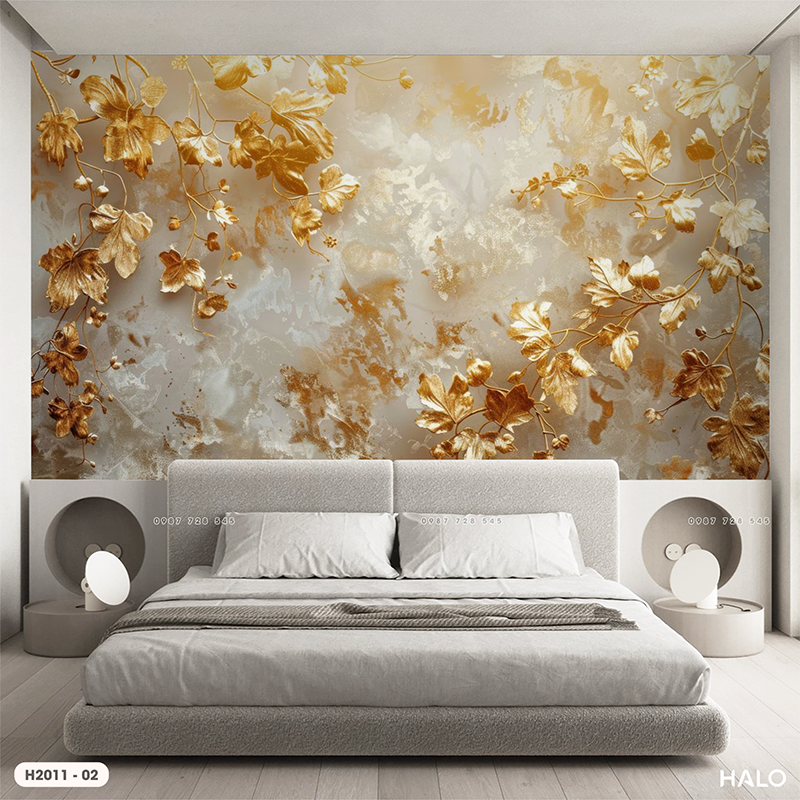  Tranh Dán Tường  Hoa 8D 16D - H2011 