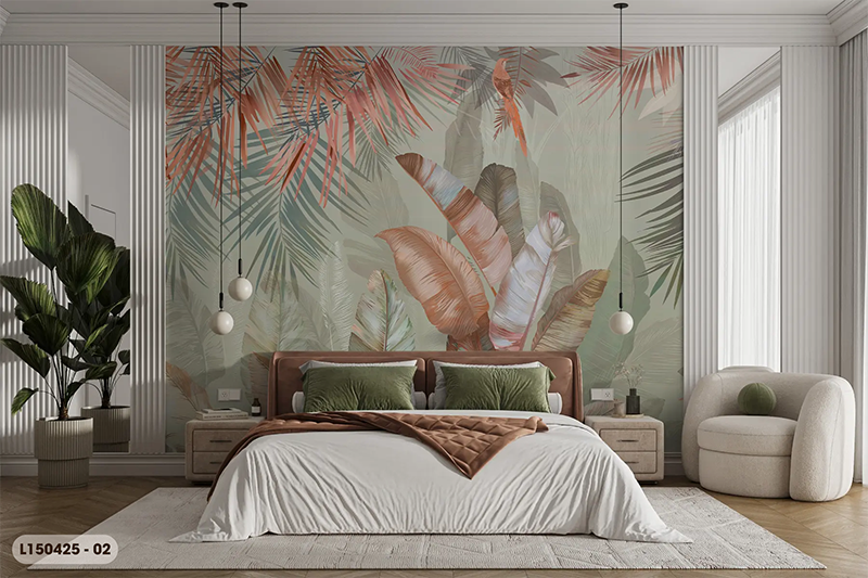  Tranh Dán Tường Lá 8D 16D - L150425 