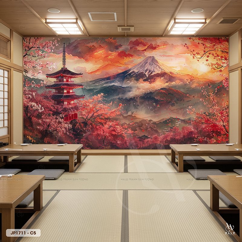  Tranh Dán Tường Phong Cảnh Nhật Bản - JP1711 