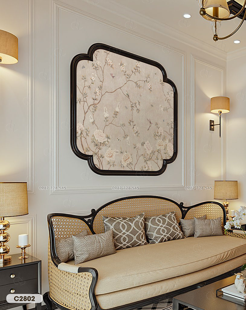 Tranh Dán Tường Indochine  8D 16D - C2802 
