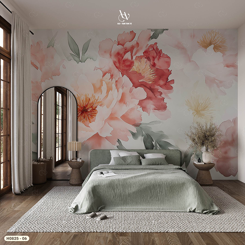  Tranh Dán Tường Tối Giản 8D 16D - TG08 