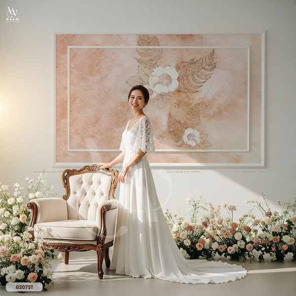  Tranh Dán Studio Wedding 8D 16D - 0207ST 