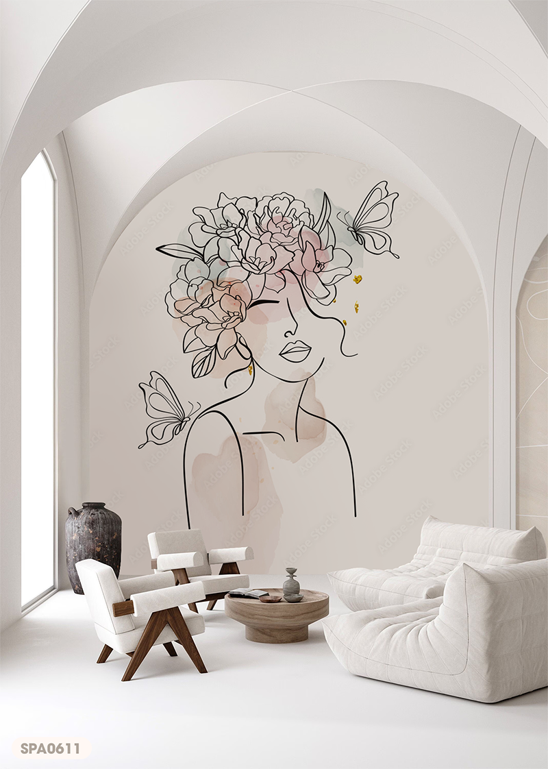  Tranh Dán Tường Spa 8D 16D - SPA0611 