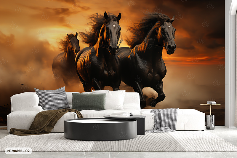  Tranh Dán Tường Mã Đáo Thành Công 8D 16D - N190625 