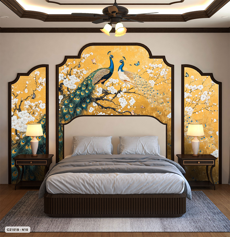  Tranh Dán Tường Hạnh Phúc Viên Mãn 8D 16D - C2101B 