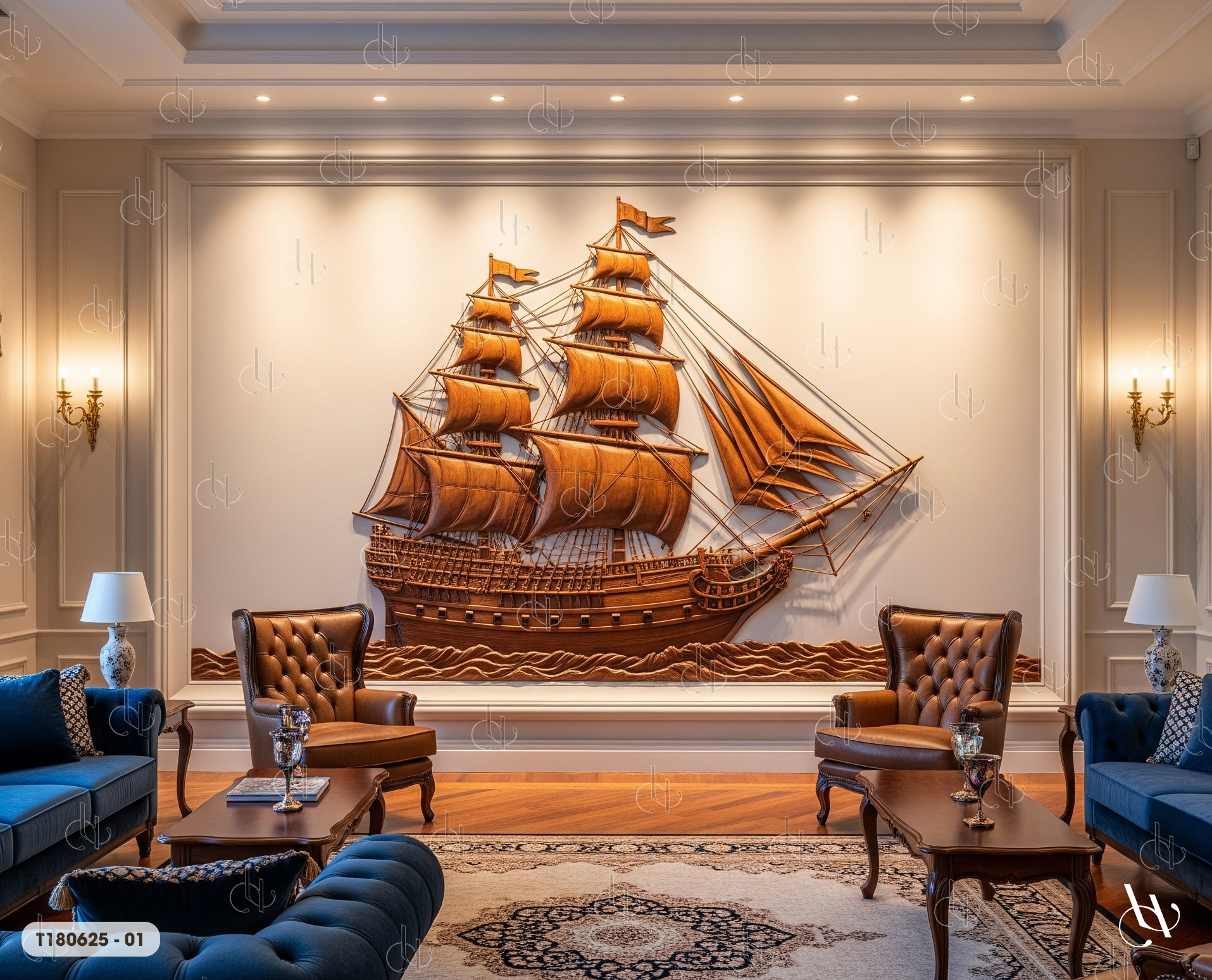  Tranh Dán Tường Phong Cảnh 8D 16D - T180625 