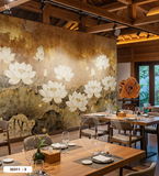  Tranh Dán Tường Hoa Sen 8D 16D - S2211 