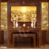  Tranh Dán Tường Sen Vàng 8D 16D - TC298 