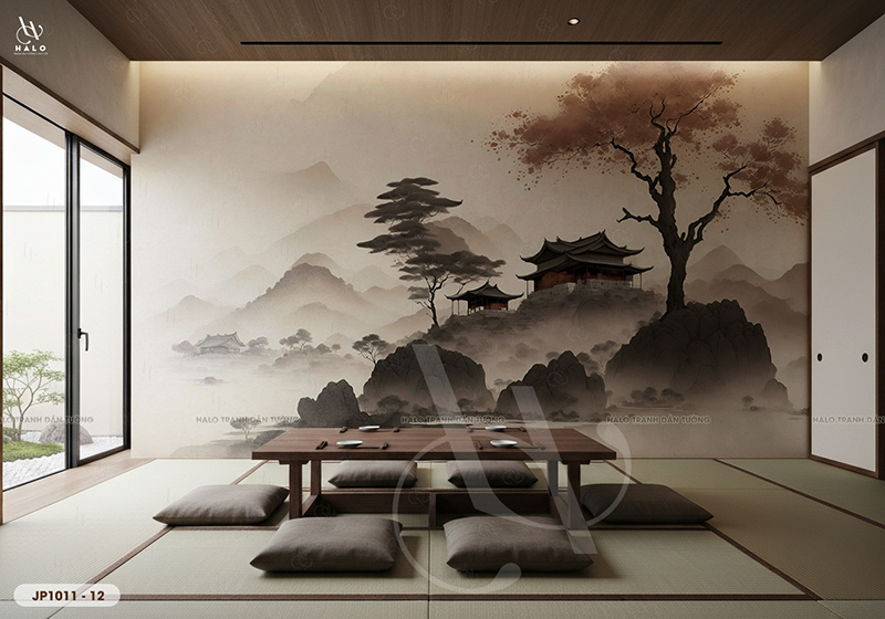  Tranh Dán Tường Phong Cảnh Nhật Bản - JP1010 