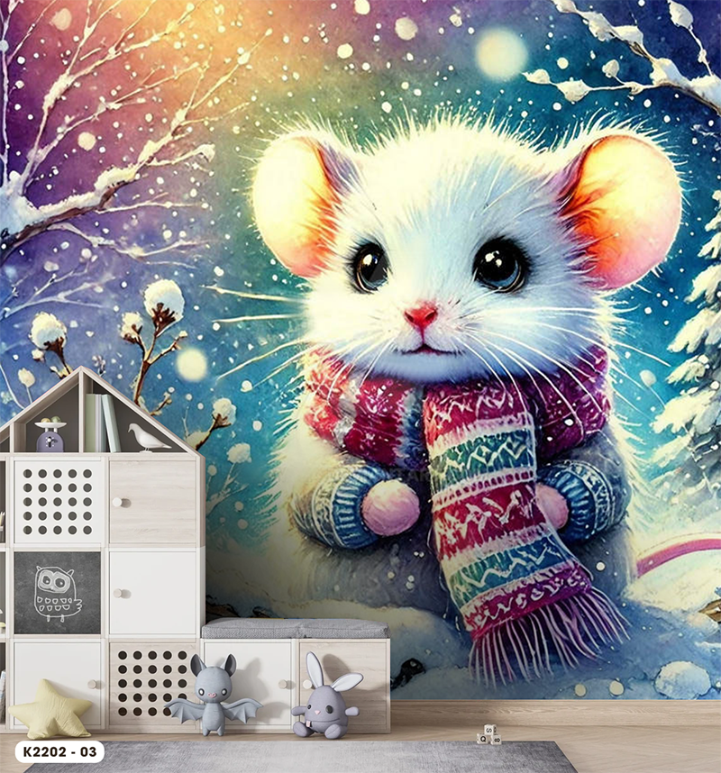  Tranh Dán Tường Động Vật 8D 16D - K2202 