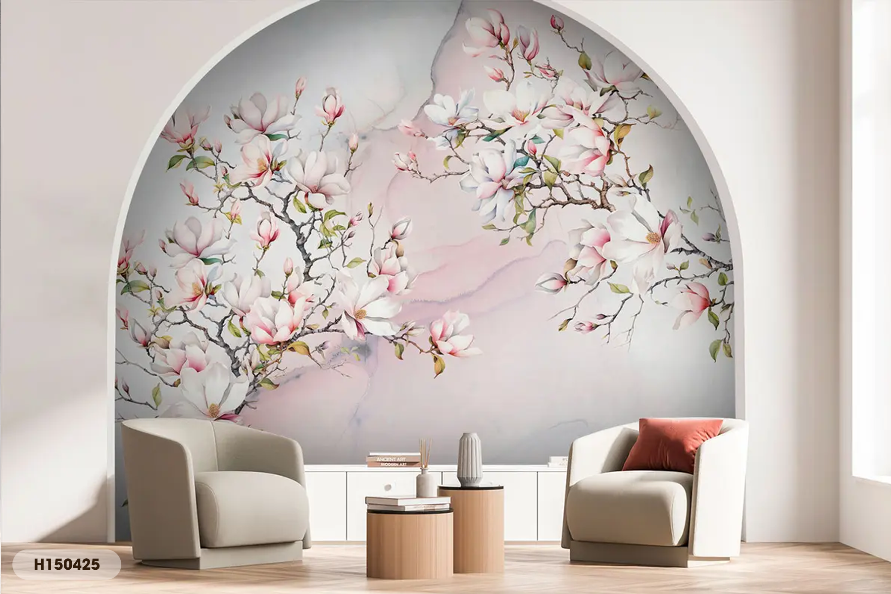  Tranh Dán Tường Hoa 8D 16D - H150425 