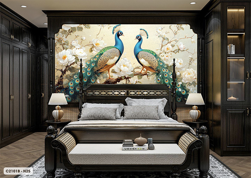  Tranh Dán Tường Hạnh Phúc Viên Mãn 8D 16D - C2101B 