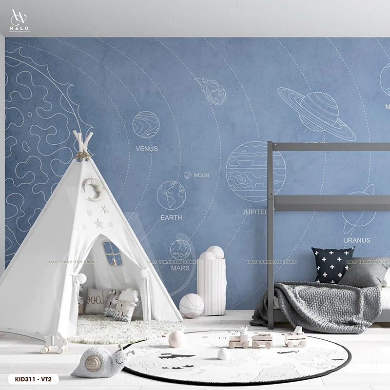  Tranh Dán Tường Vũ Trụ 8D 16D - KID311 