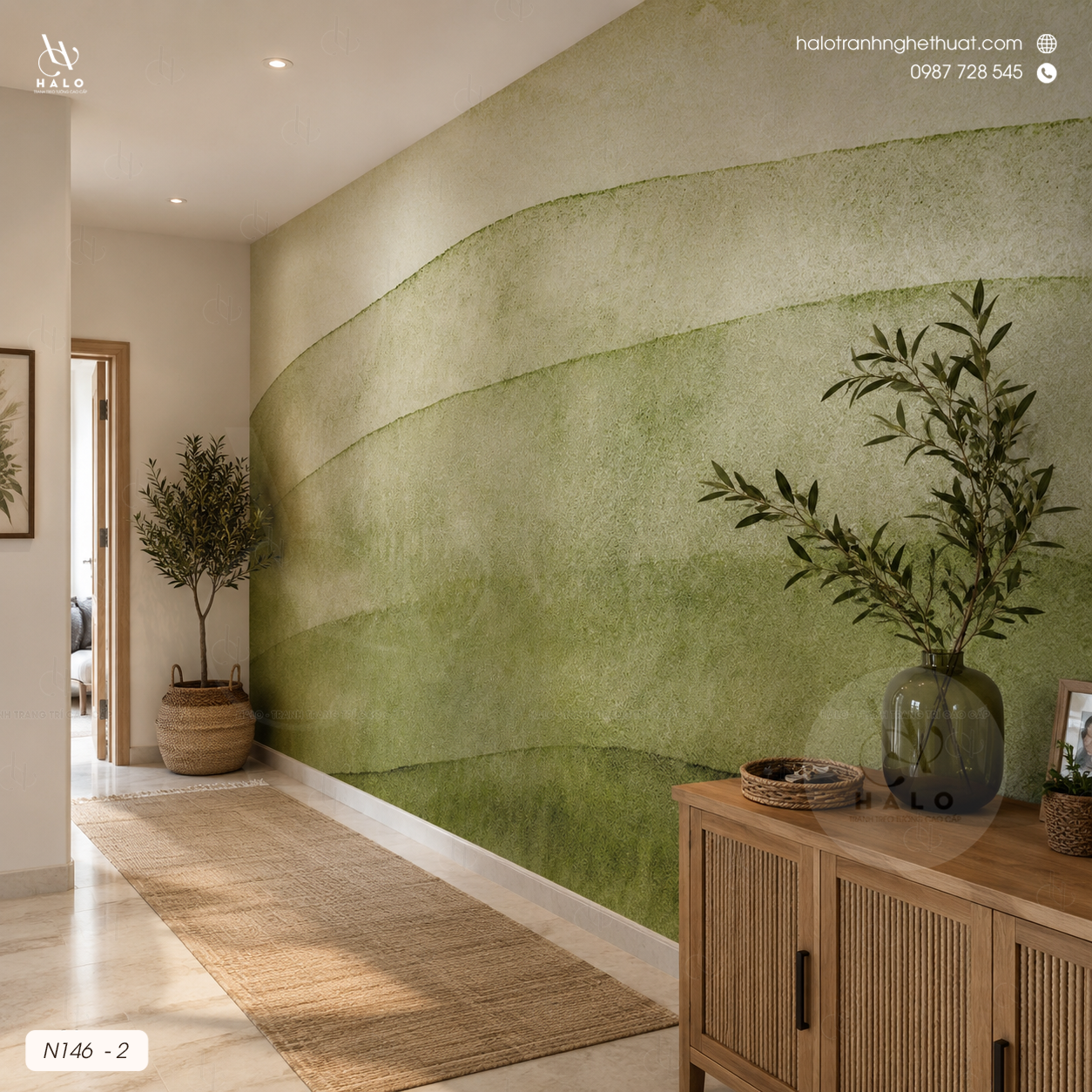  Tranh Dán Tường Trừu Tượng - N146 - 2 