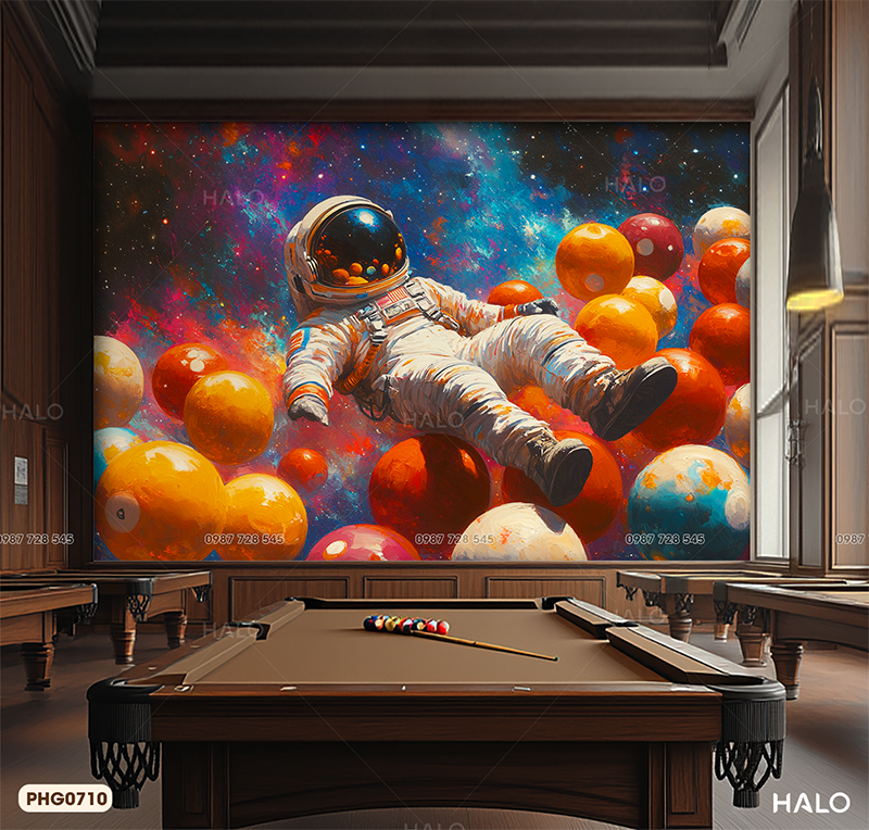  Tranh Dán Tường Bida 8D 16D - PHG0710 