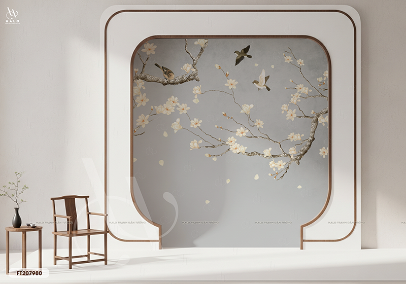  Tranh Dán Tường Indochine 8D 16D - ID2202 