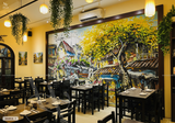  Tranh dán tường Hà Nội phố - HN2910 