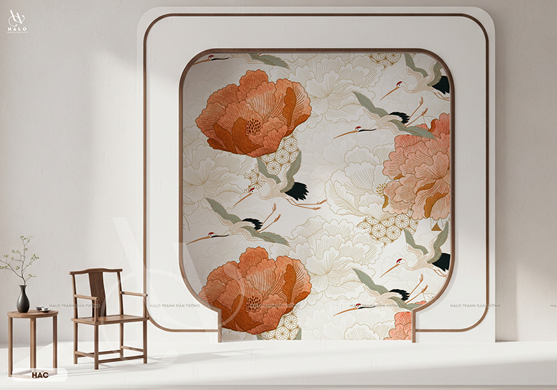  Tranh Dán Tường Indochine 8D 16D - ID2202 