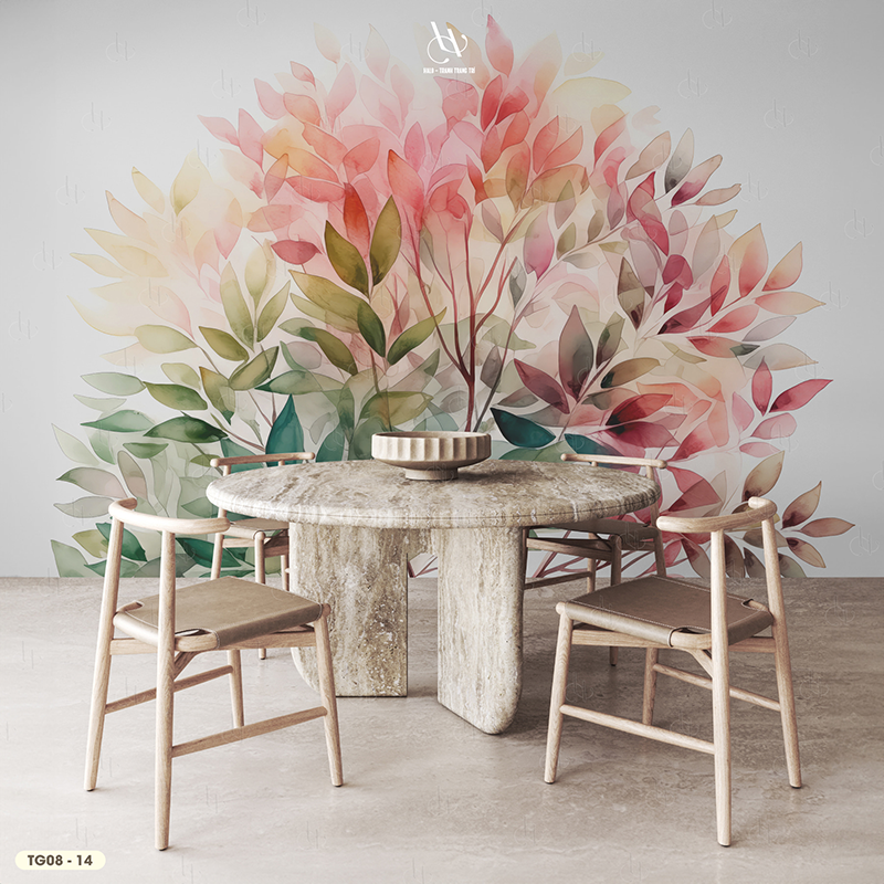  Tranh Dán Tường Tối Giản 8D 16D - TG08 