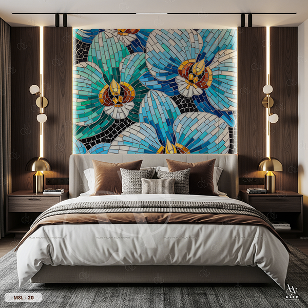  Tranh Dán Tường Hoa Mosalic 8D 16D - MSL 