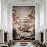  Tranh Dán Tường Thuận Buồm Xuôi Gió  8D 16D - PC030625 