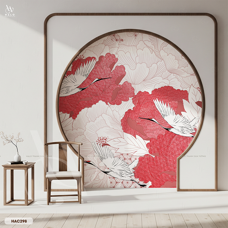  Tranh Dán Tường Ngày Tết 8D 16D - HAC298 