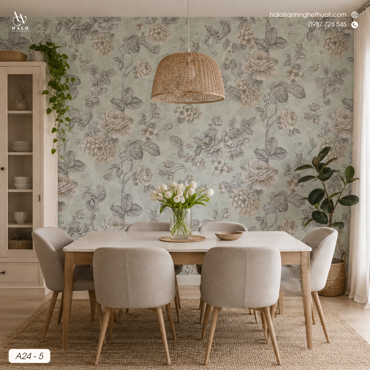  Tranh Dán Tường Họa Tiết Pattern - A24 - 5 