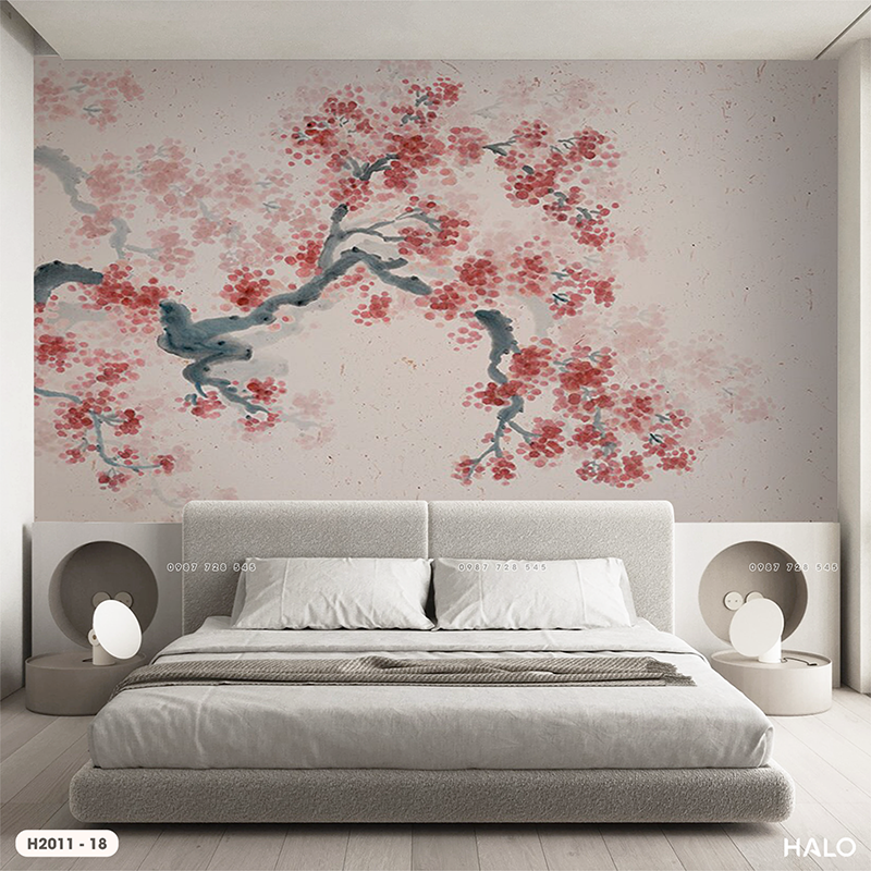  Tranh Dán Tường  Hoa 8D 16D - H2011 