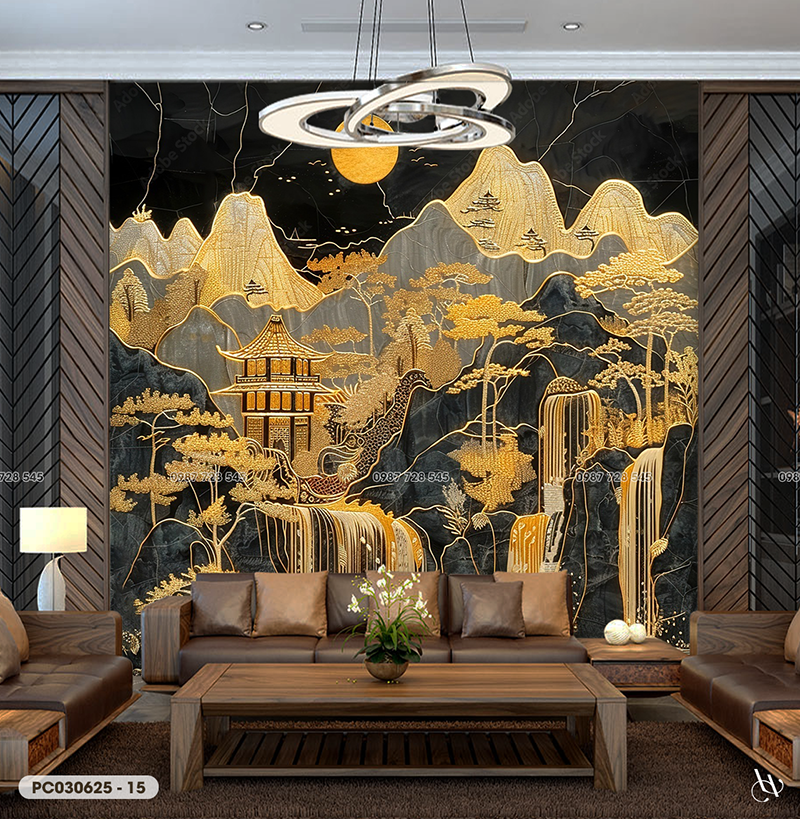  Tranh Dán Tường Phong Cảnh 8D 16D - PC030625 