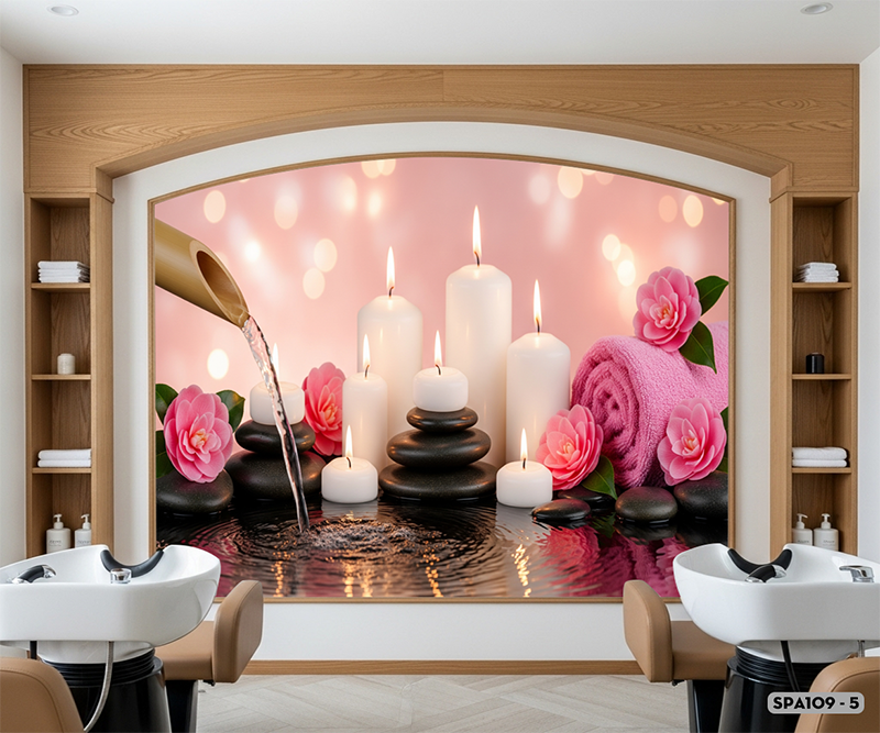  Tranh Dán Tường Spa 8D 16D - SPA109 