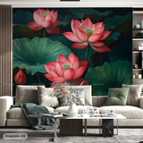  Tranh Dán Tường Hoa Sen 8D 16D - S160425 