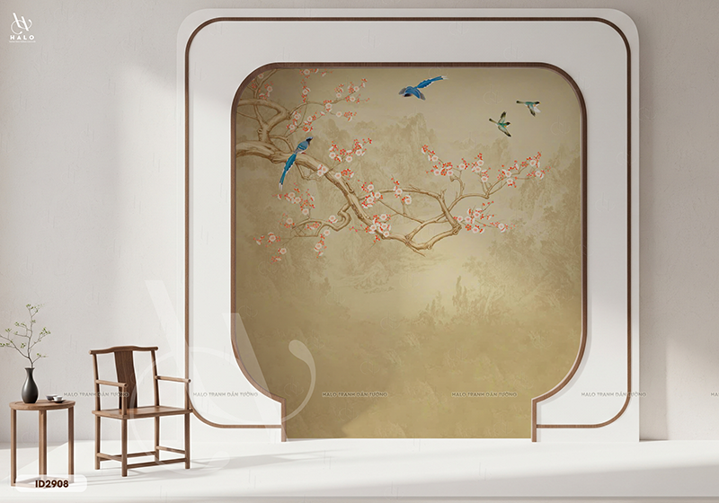  Tranh Dán Tường Indochine 8D 16D - ID2202 