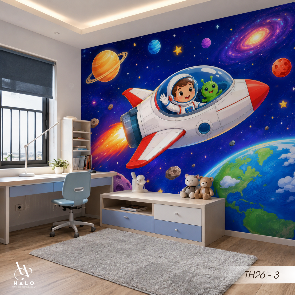  Tranh Dán Tường Họa Tiết Cho Trẻ - TH26 - 3 
