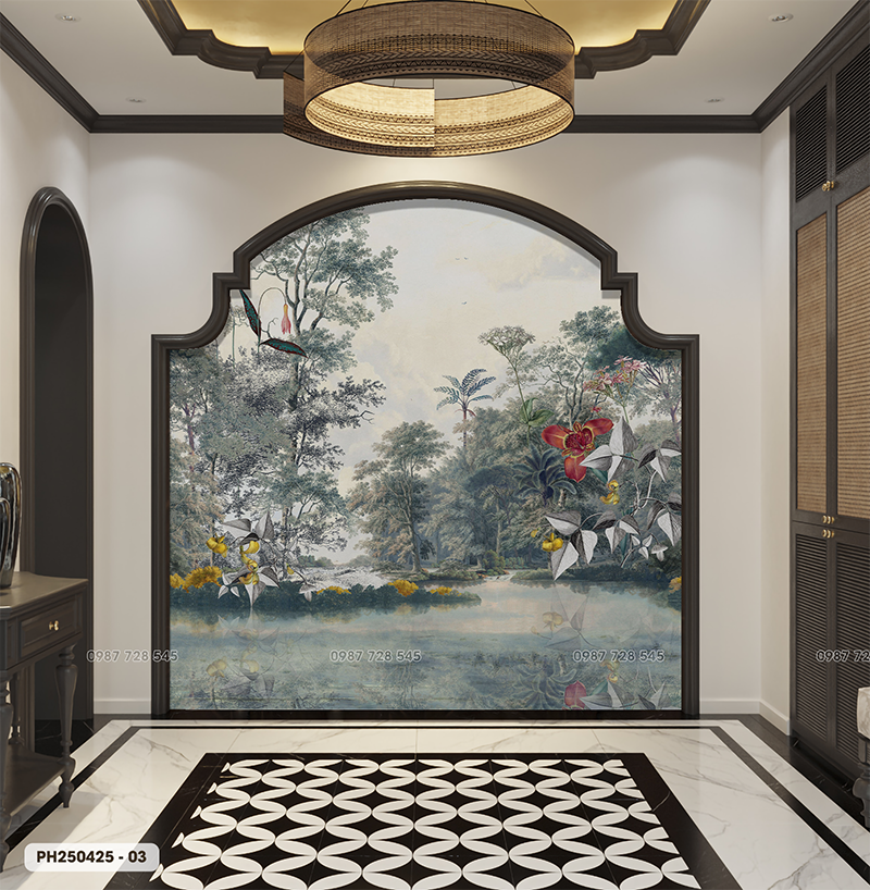  Tranh Dán Tường Indochine  8D 16D - PH250425 
