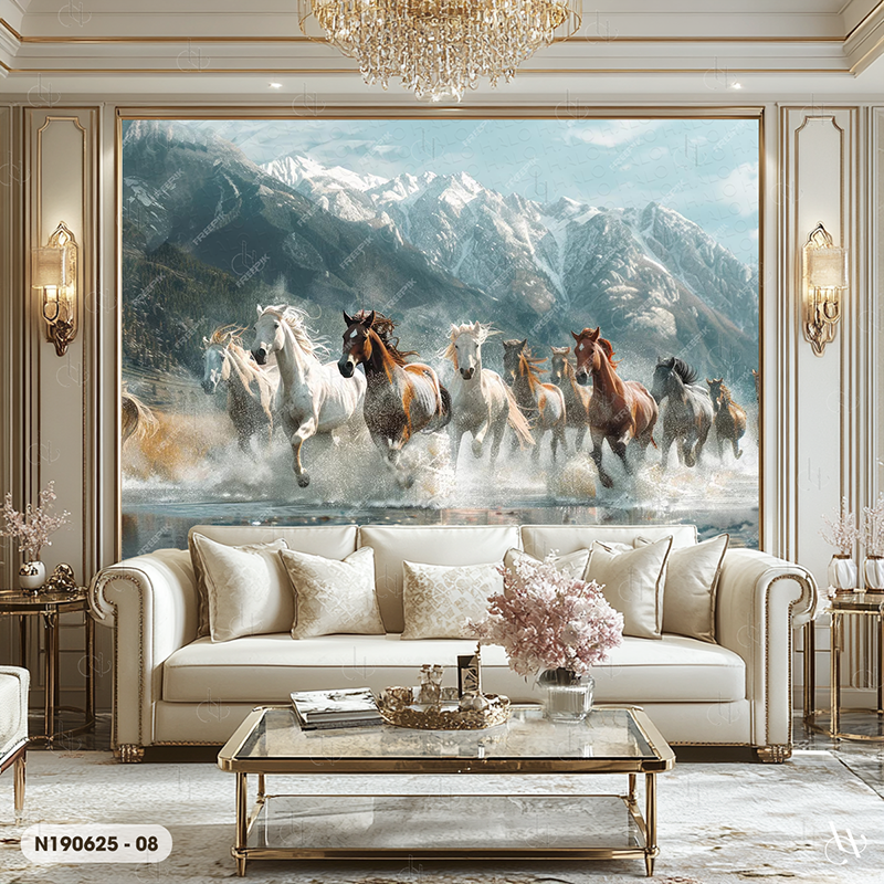  Tranh Dán Tường Mã Đáo Thành Công 8D 16D - N190625 