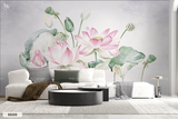  Tranh Dán Tường Hoa Sen 8D 16D - S2222 