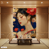  Tranh Dán Tường Geisha Nhật Bản - DV1212 