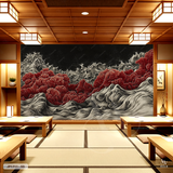  Tranh Dán Tường Sóng Nhật Bản - JP1711 