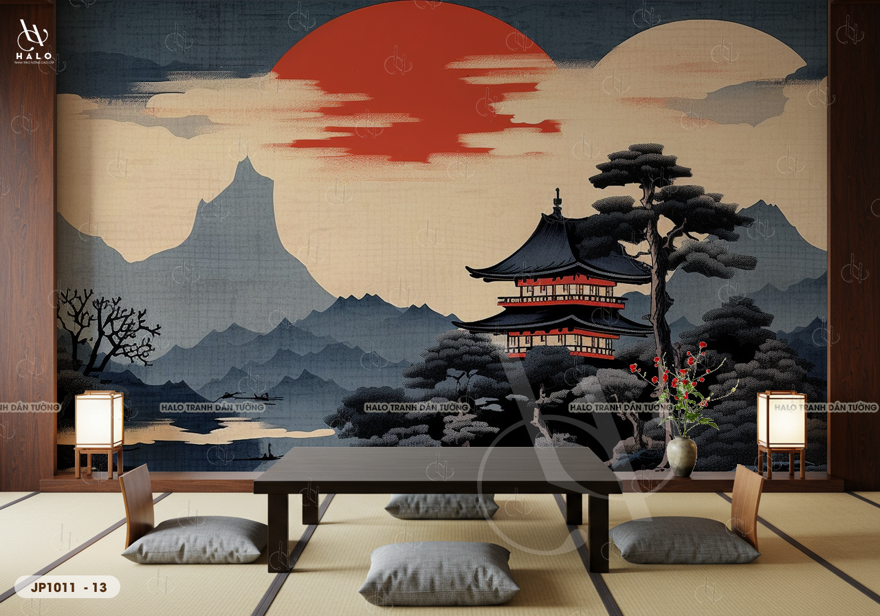  Tranh Dán Tường Phong Cảnh Nhật Bản - JP1010 