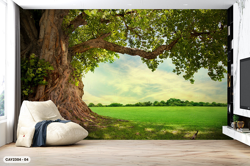  Tranh Dán Tường Cây 8D 16D - CAY2304 