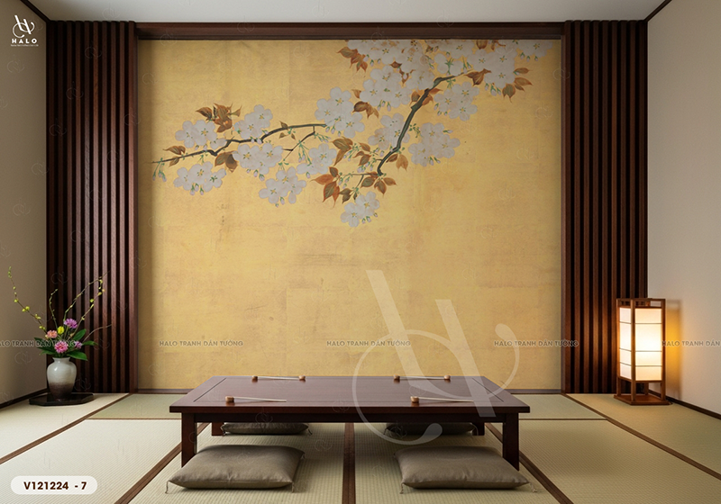  Tranh Dán Tường Nhà Hàng Nhật Bản Cổ Điển - VT21224 