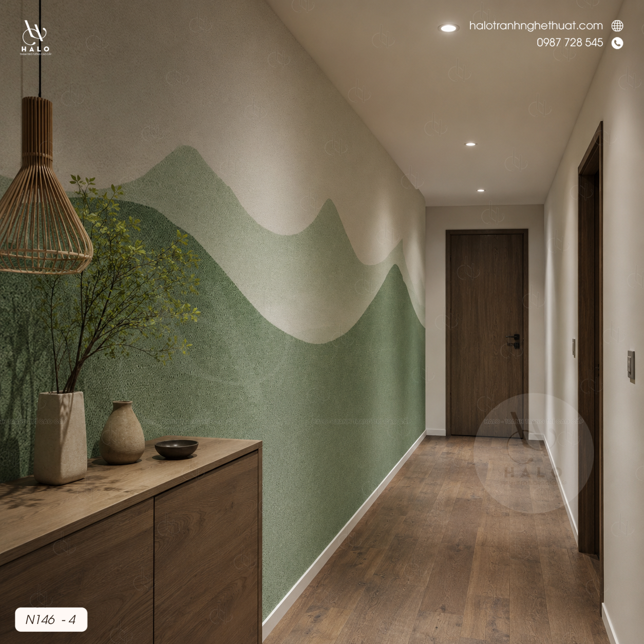  Tranh Dán Tường Trừu Tượng - N146 - 4 